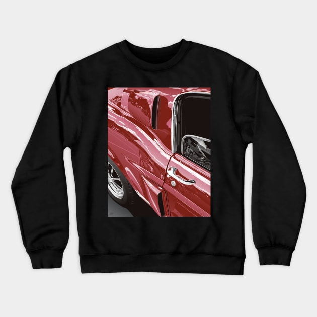 Shelby Mustang Crewneck Sweatshirt by gregspradlin